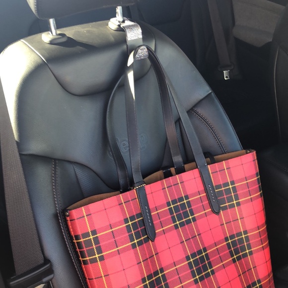 Purse pocketbook handbag hanger holder for car attaches to headrest GAMECHANGER - Picture 7 of 9